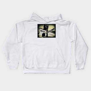 San Gabriel Boulevard & Broadway, San Gabriel, California by Mistah Wilson Kids Hoodie